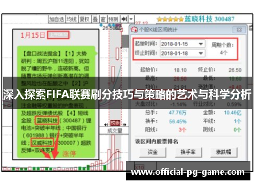 深入探索FIFA联赛刷分技巧与策略的艺术与科学分析